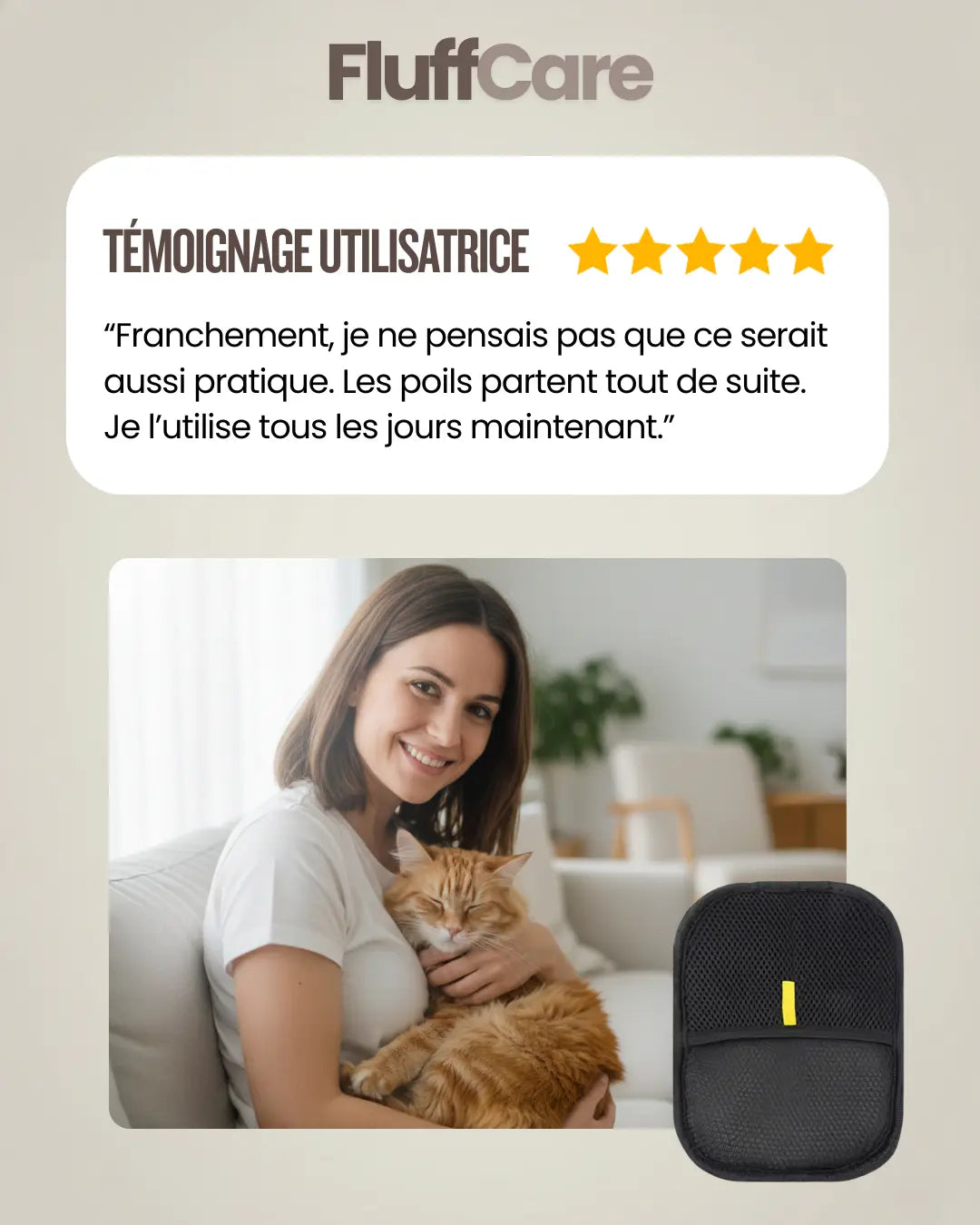 Gant Anti-Poils FluffCare FluffCare