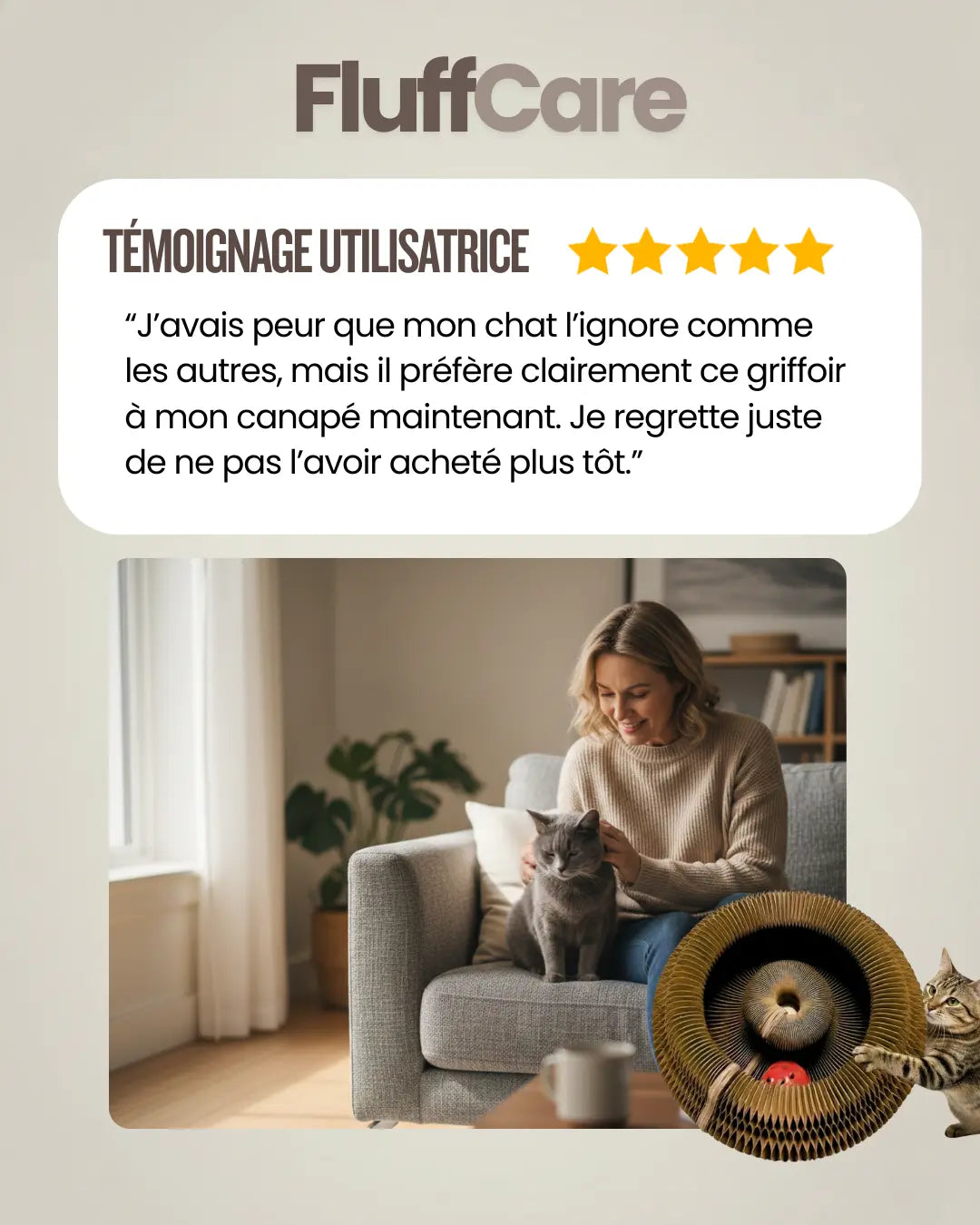 Griffoir Interactif FluffCare FluffCare