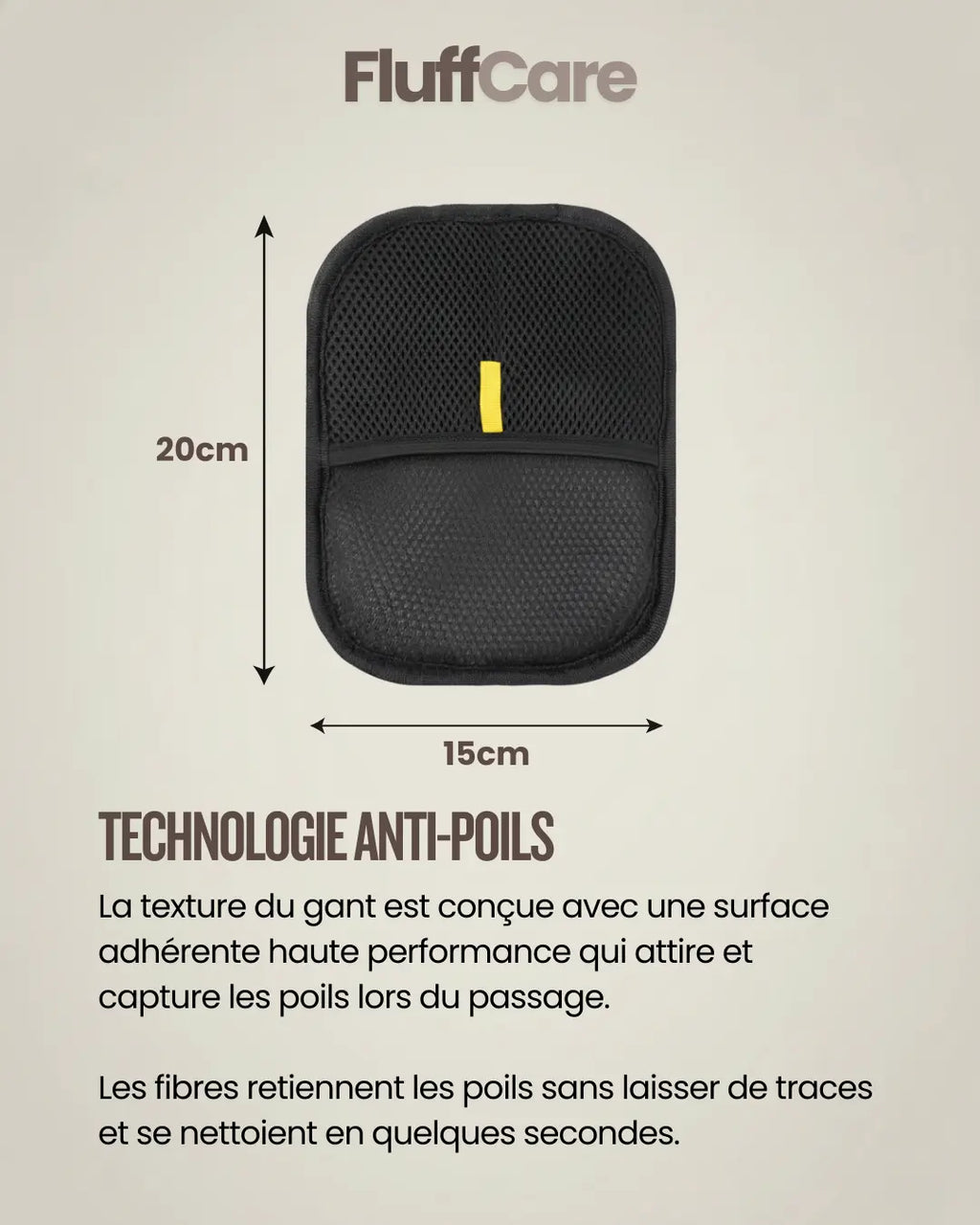 Gant Anti-Poils FluffCare FluffCare